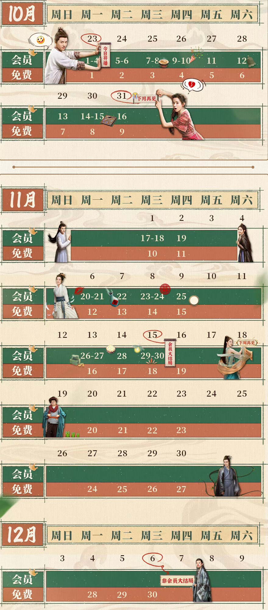 一念花开 追剧日历