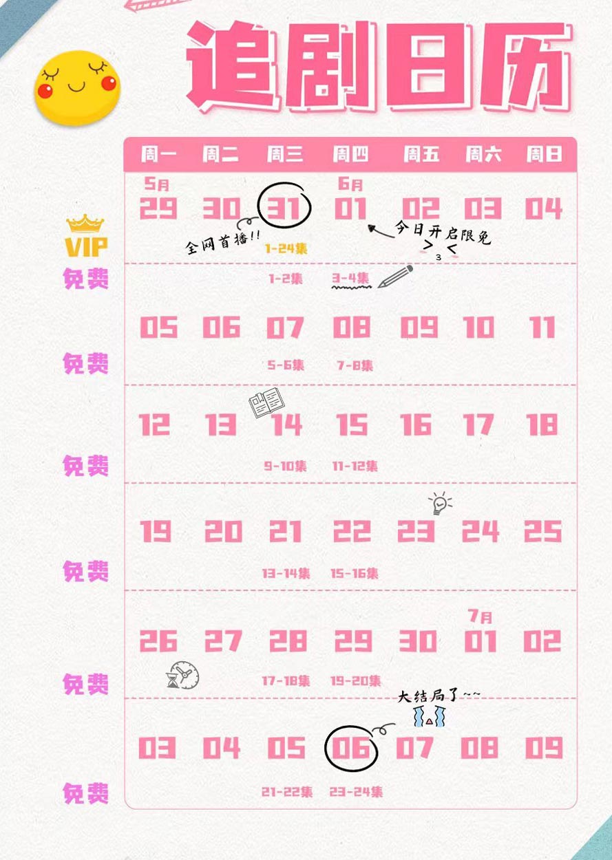 全世界都在等你们分手 追剧日历