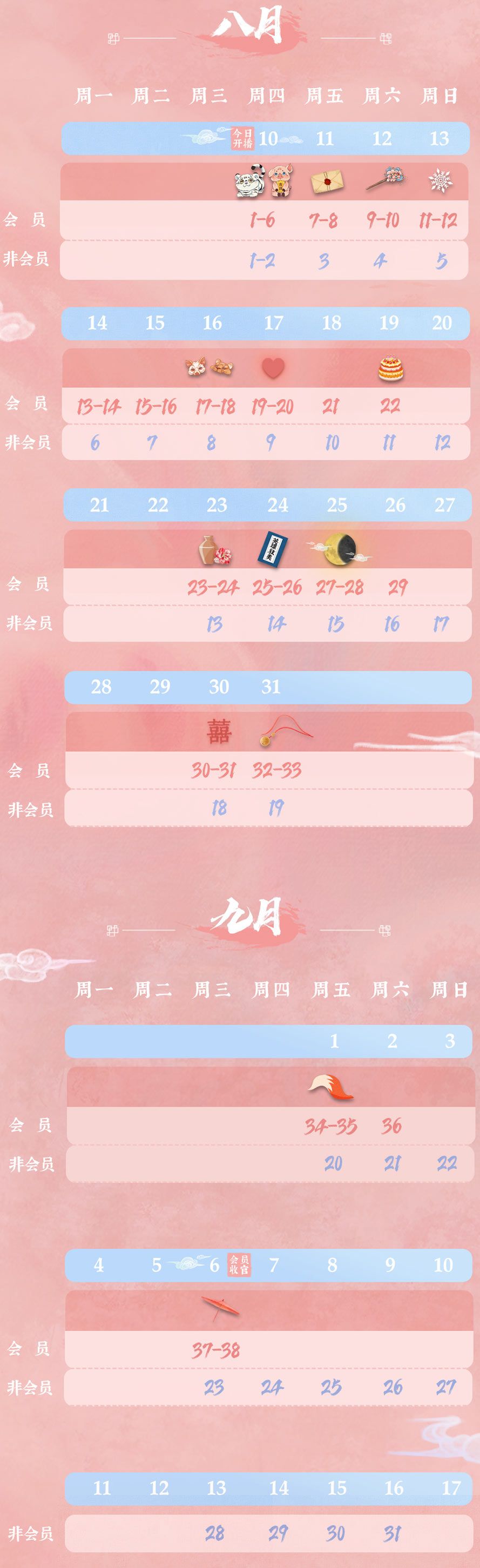 七时吉祥 追剧日历