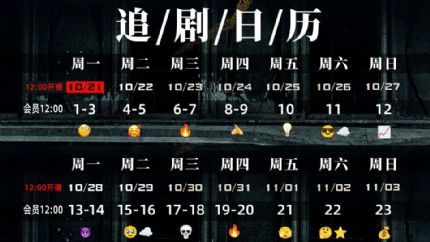 《巾帼枭雄之悬崖》腾讯视频追剧日历